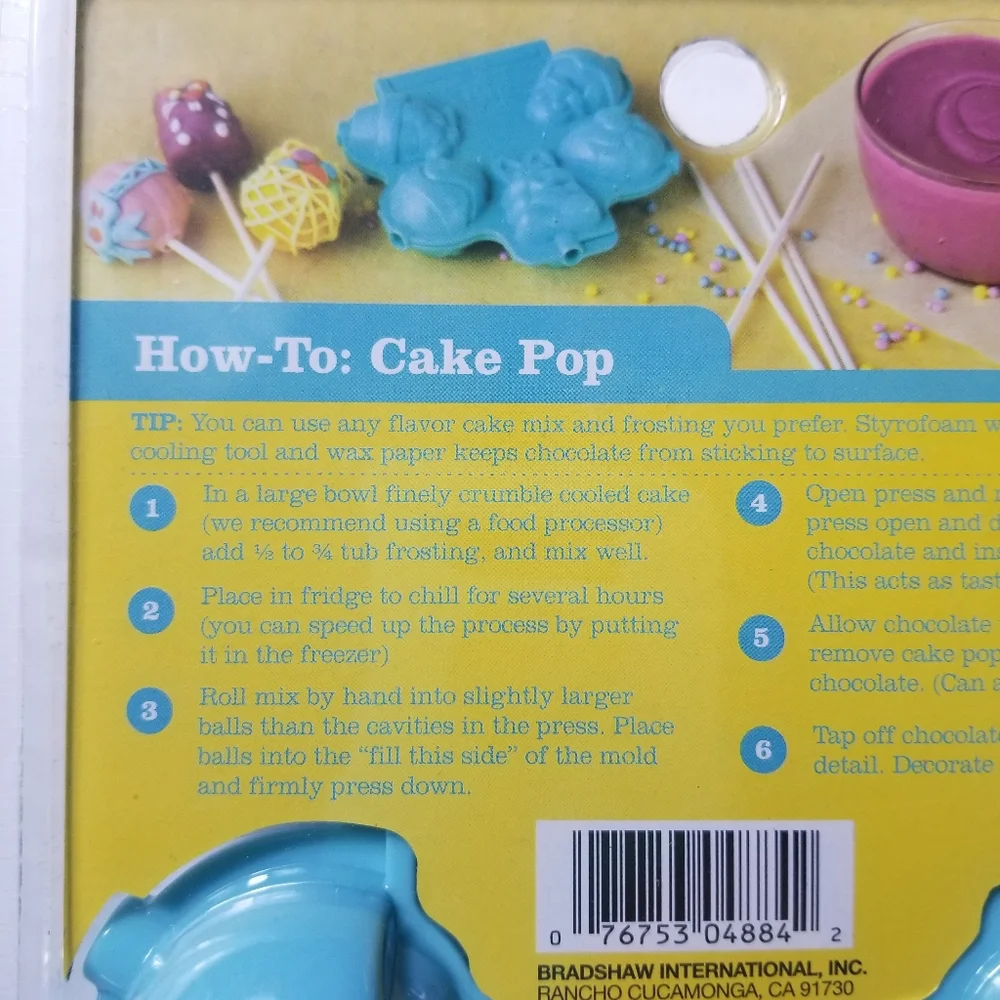 NWT SWEET CREATIONS BY GOOD COOK EASTER CAKE POP PRESS